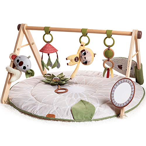 Tiny Love Luxe Developmental Gymini, Spielmatte Baby Holz mit Musik, 0+ Monate, Spieldecke Baby, 20...