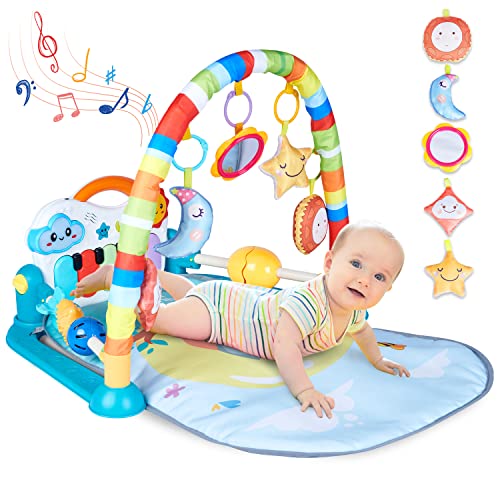 WYSWYG Baby Spielbogen, Spielmatte & Gym mit Musik & Lichtern – Pädagogisches Spielzeug für Baby...